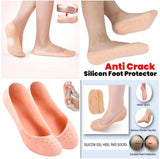 Full Silicon Gel Socks, Anti Crack Heel Socks, Moisturizing Socks For Foot Care And Heel, Full Length Silicone Foot Protector, Cracked Heel Treatment Socks, Men And Women Gel Heel Protectors