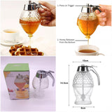Acrylic Plastic Honey Dispenser Jar with Box Packing