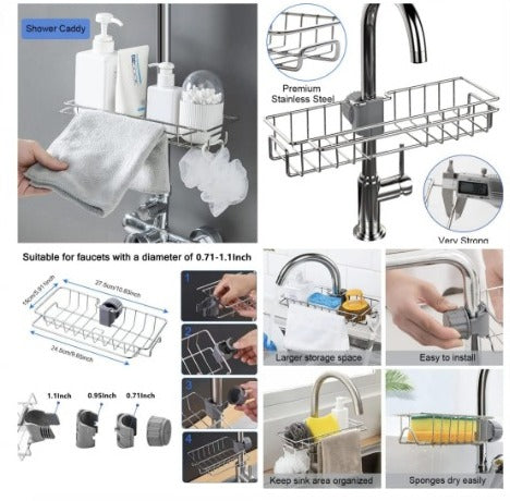Sink Faucet Storage -  Sponge Holder