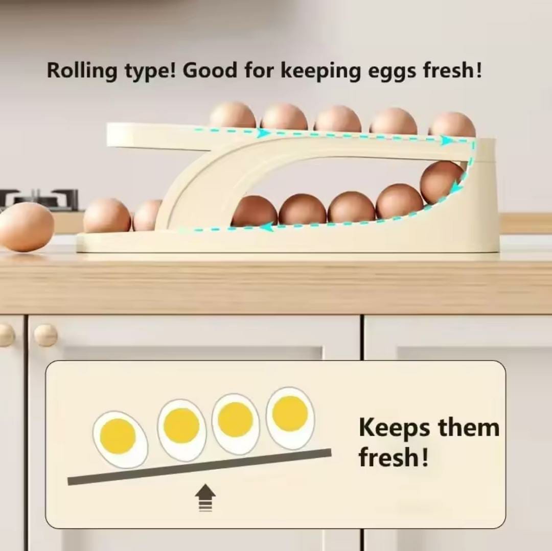 Double Layer New Scrolling Egg Tray - Each