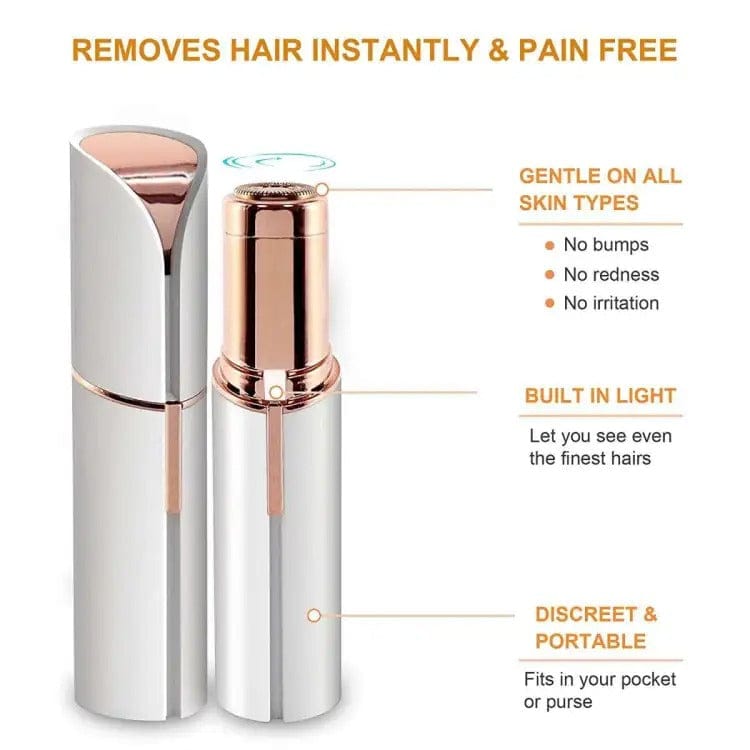 Rechargeable Flawless Upper Lips Hair Remover, Eyebrow Trimmer