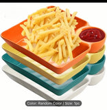 Snacks, French Fries Plate (Pack of 4)