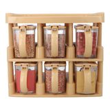 Master Chef Masala Rack With 6pcs Jar Set