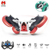 360-Degree Rotation Remote Control Stunt Car with Music & Lights – ITEM NO DW02A