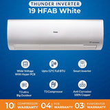 Haier 19HFAB-W T3 WHITE 1.5 TON DC INVERTER AC THUNDER SERIES