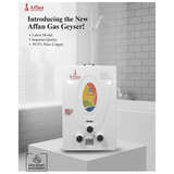 Affan 6L Instant Gas Geyser - Upto 80% Energy Saving