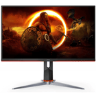 AOC ULTRA NARROW GAMING LED 24" 24G2SP (1ms (MPRT), 165Hz, IPS Panel, FHD (1920x1080), G-Sync, 6 GAME Mode, Built-in crosshair, Audio Output, Flicker free, (Adjustments: Height, Pivot, Swivel & Tilt), (VGA,Display port & HDMI Input) & Vesa Mount).