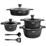 Arshia Die-Casted Cookware Set 8pcs Induction Plate