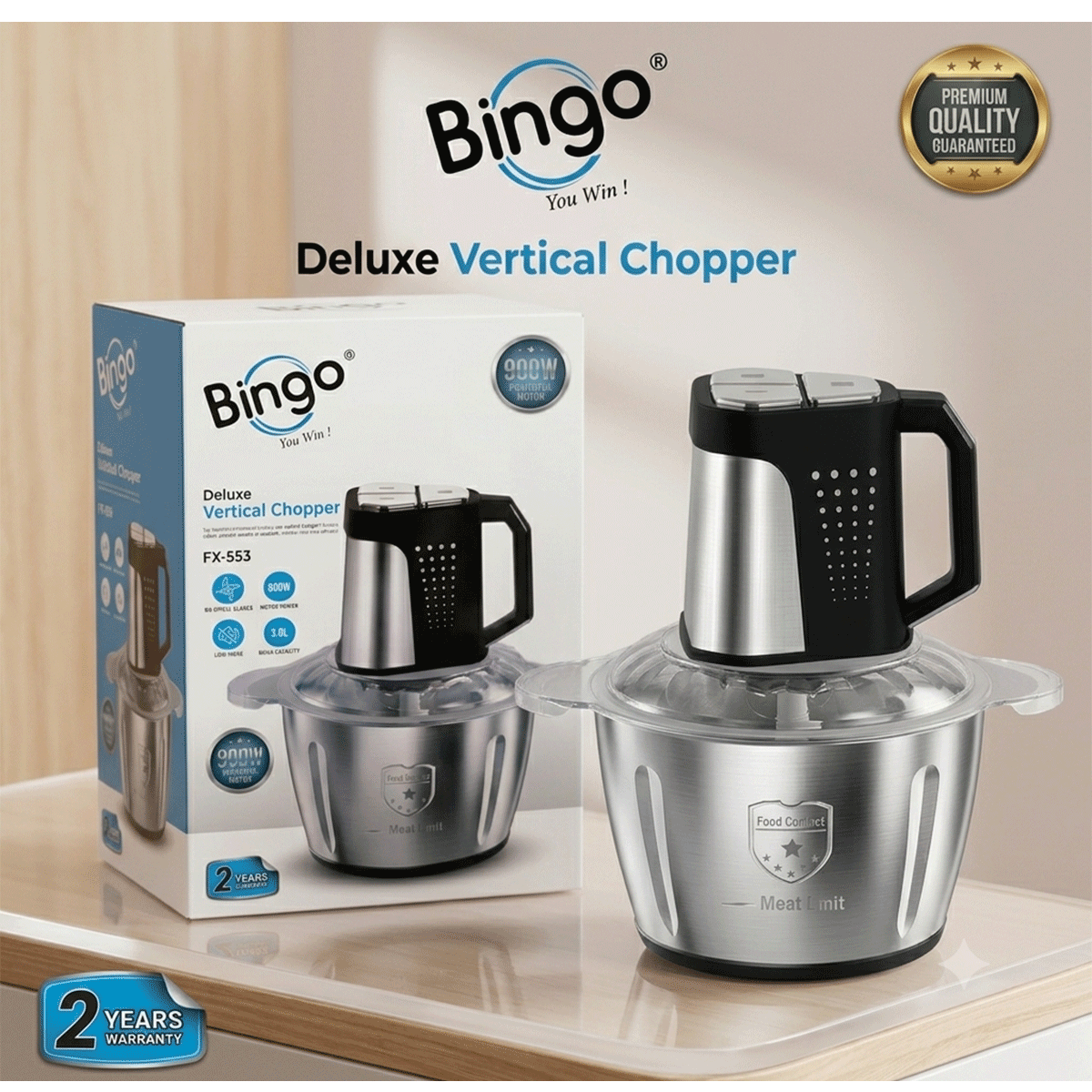 Bingo Deluxe Vertical Chopper FX-553