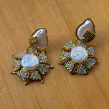 MOTHER OF PEARL EARINGS - A1