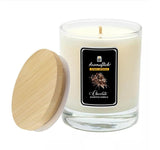 Chocolate Scented Candle in Glass Jar