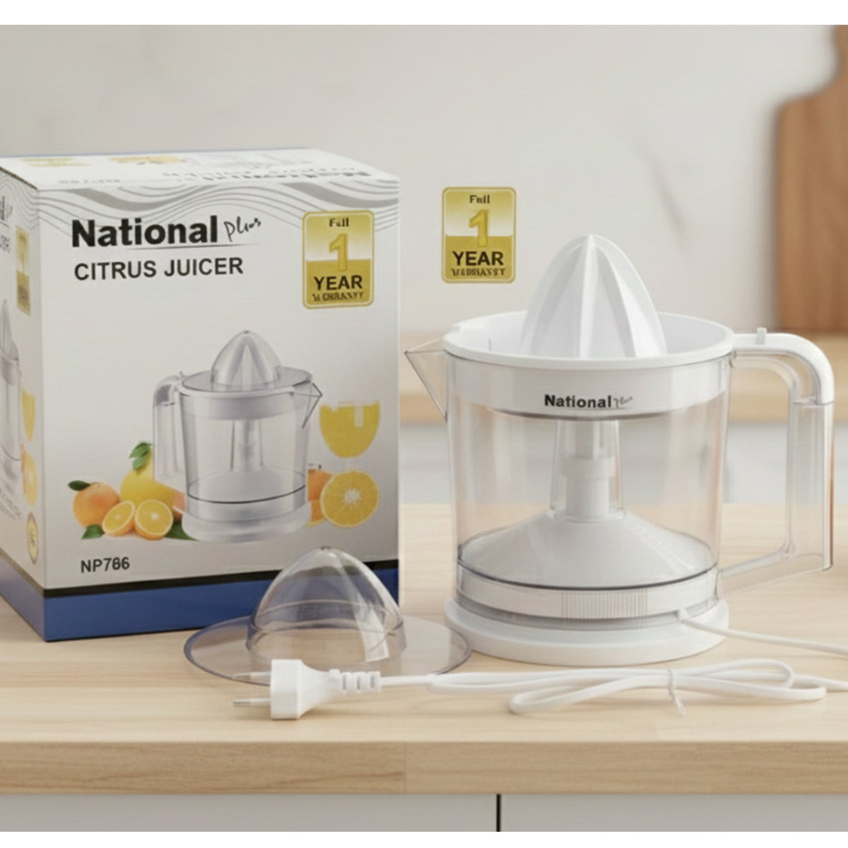National Plus Electric Citrus Juicer - 30W