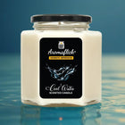 Cool Water Scented Candle in Hexagonal Jar