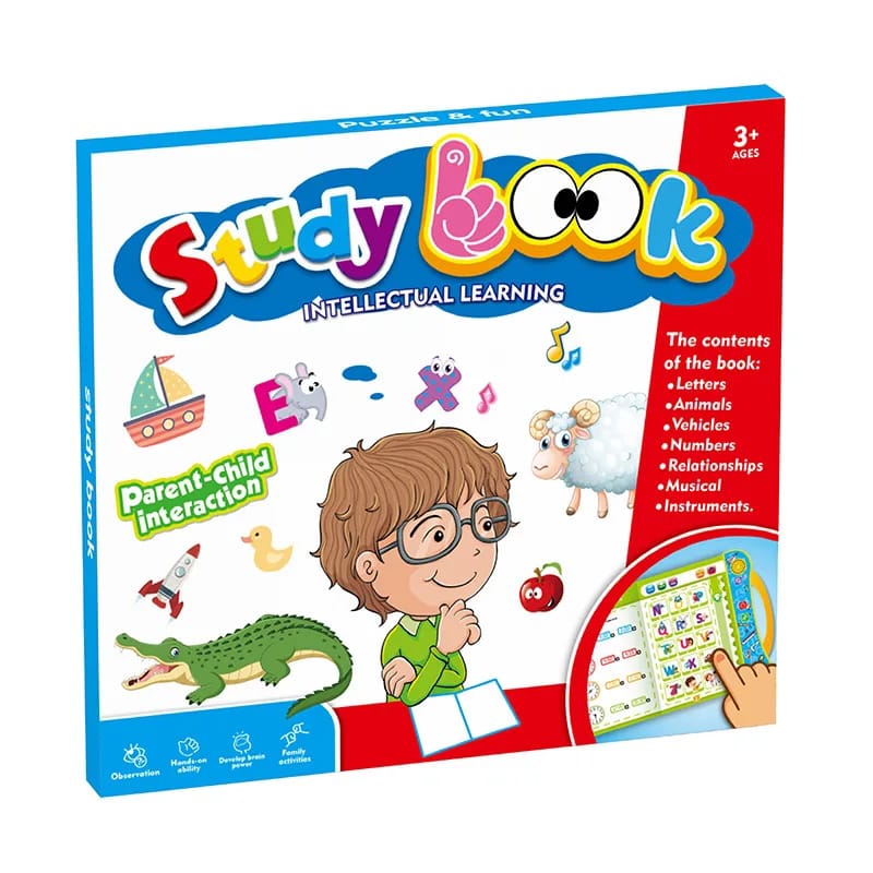 Intellectual learning Children's Early Education English Point Reading Toy Smart Audio eBook Learning Book Talking Pen Books For Kids