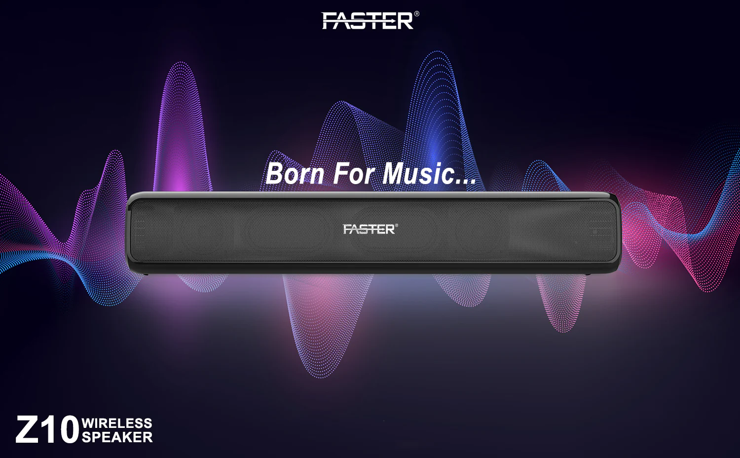 FASTER Z10 SoundBar Wireless Speaker 20w