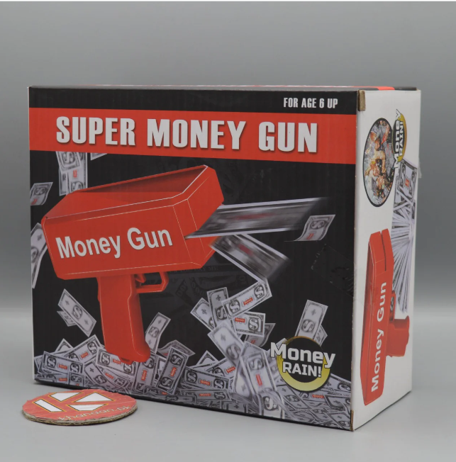 Super Money Gun Battery Operated Toy