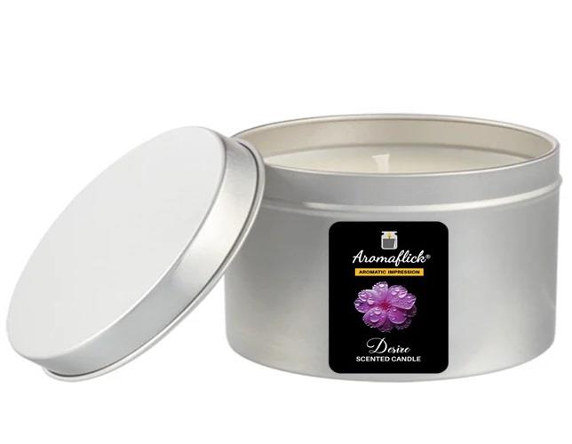 Desire Scented Candle in Silver Tin