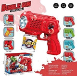 Kids Battery Operated Superhero Avengers Automatic Bubble Gun Toy Set with Lights – ITEM NO 101A