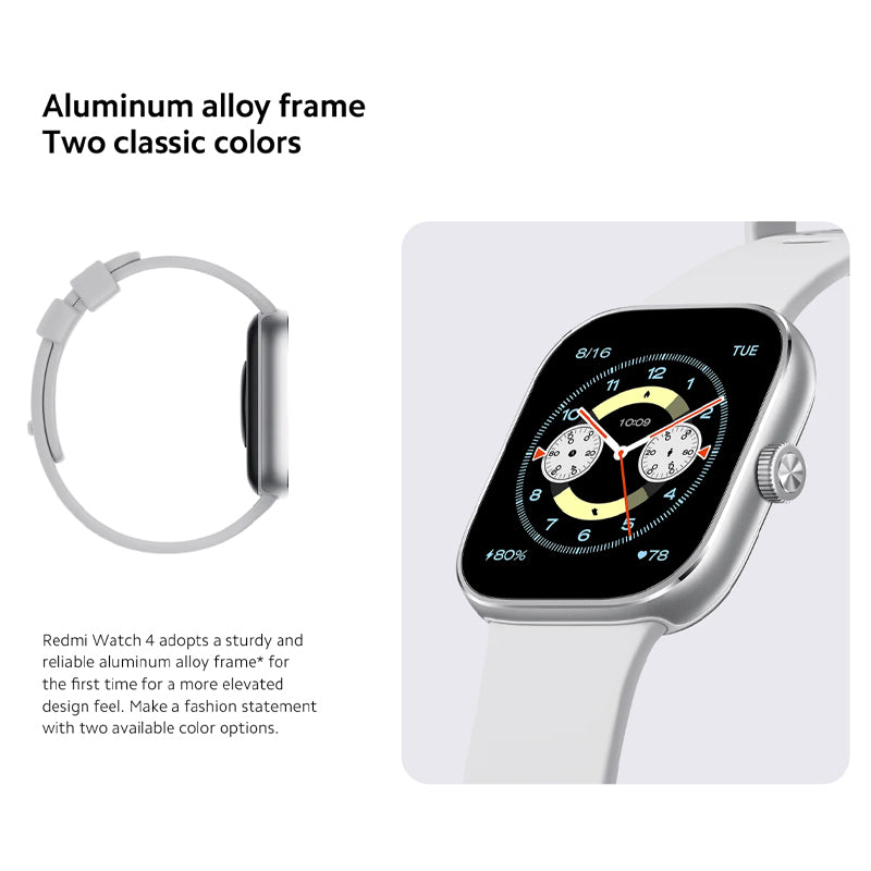 Redmi Watch 4 Smart Watch Ultra Large 1.97'' AMOLED Display Upto 20 Days Battery Life Support 5-system