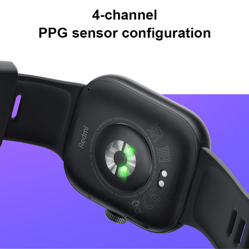 Redmi Watch 4 Smart Watch Ultra Large 1.97'' AMOLED Display Upto 20 Days Battery Life Support 5-system