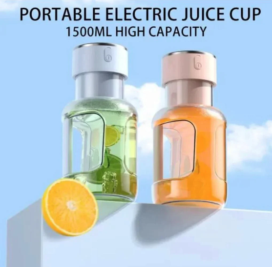 Rechargeable Cordless Barrel Juicer 1500ML