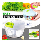 3 Blades Handy Easy Spin Vegetable Chopper