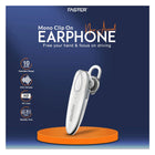 FASTER E10 ENC Mono Clip On Wireless Stereo Headset