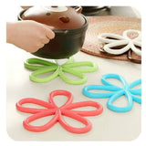 Unique Flower Shape Silicone Hot Mat - Each