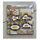 Pack of 4 Stainless Steel Egg Moulds
