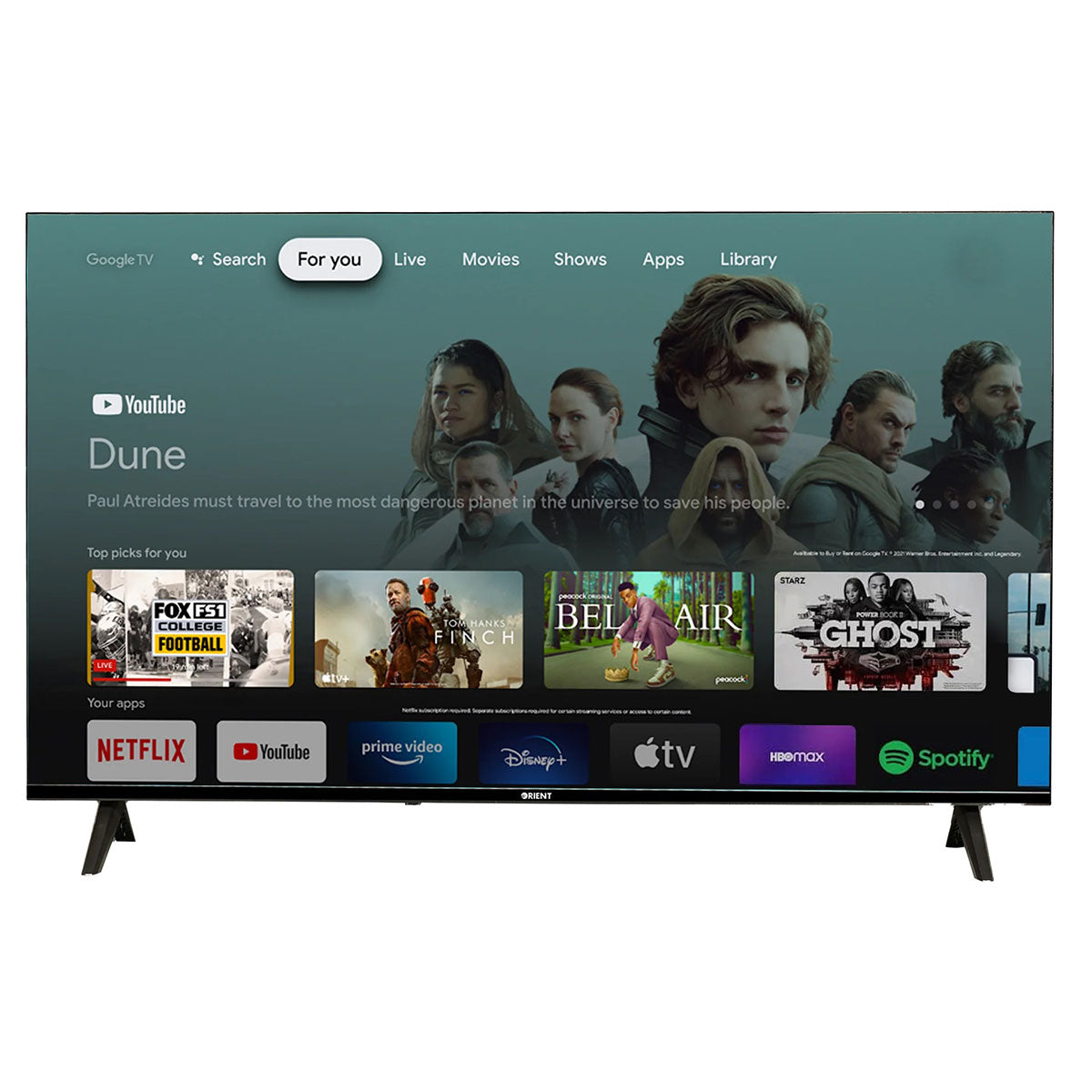 Orient Fusion 43S FHD Google TV - 43 Inches