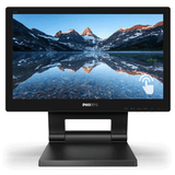 Philips 162B9T 15.6 Inch 10 point Touch LCD Monitor with LED Backlights with Smooth Touch, 1366 X 768 HD, USB 3.1, Display Port, HDMI Port, Smart Stand, Smart Contrast, Easy Read Mode, Low Blue Mode