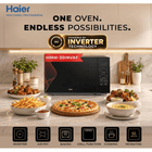 Haier HMW-30INVAF Inverter Microwave Oven with Advanced Cooking Technology for Convenient Heating, Reheating and Everyday Kitchen Use - 30L
