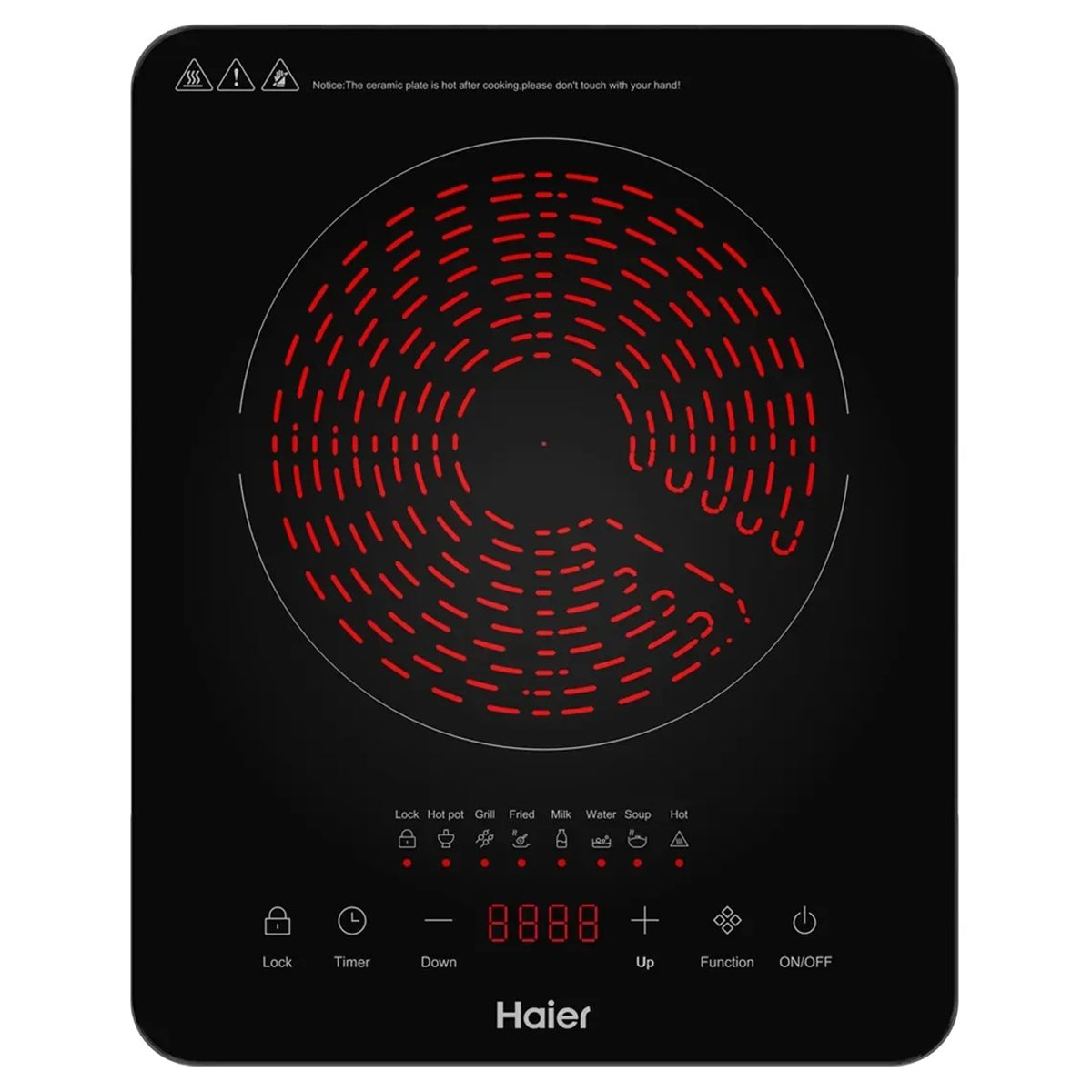 Haier HTM C31NOB Ceramic Hob with Modern Built In Design and Efficient Cooking Performance