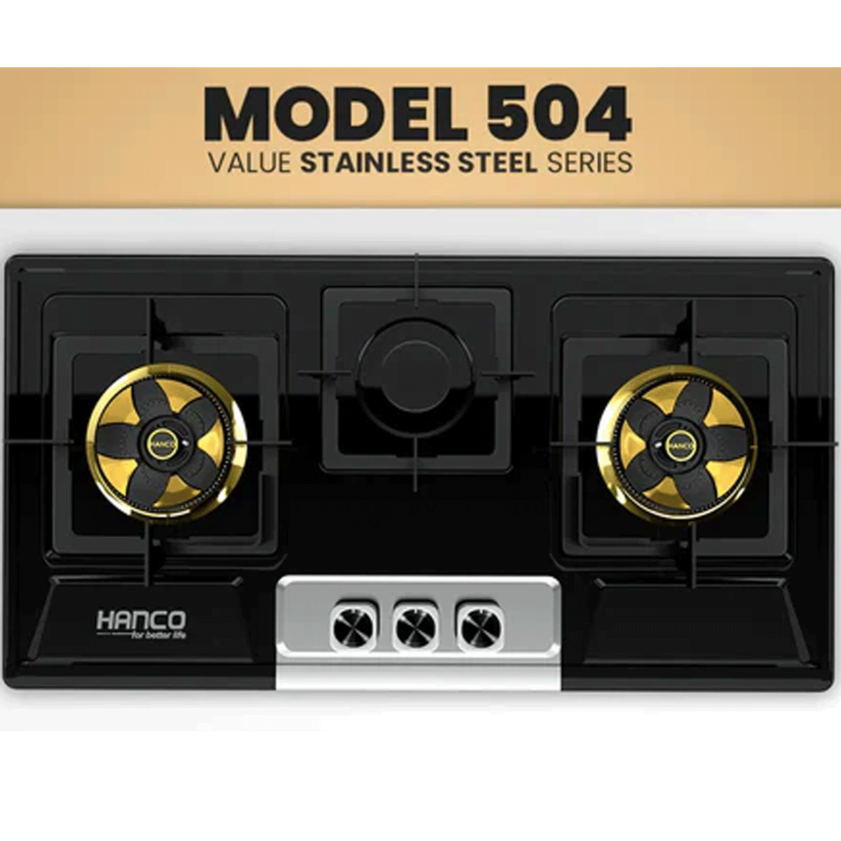 Hanco Model 504 Stainless Steel Dynamold Heavy Grill Burners + SG Deluxe Automatic Iron