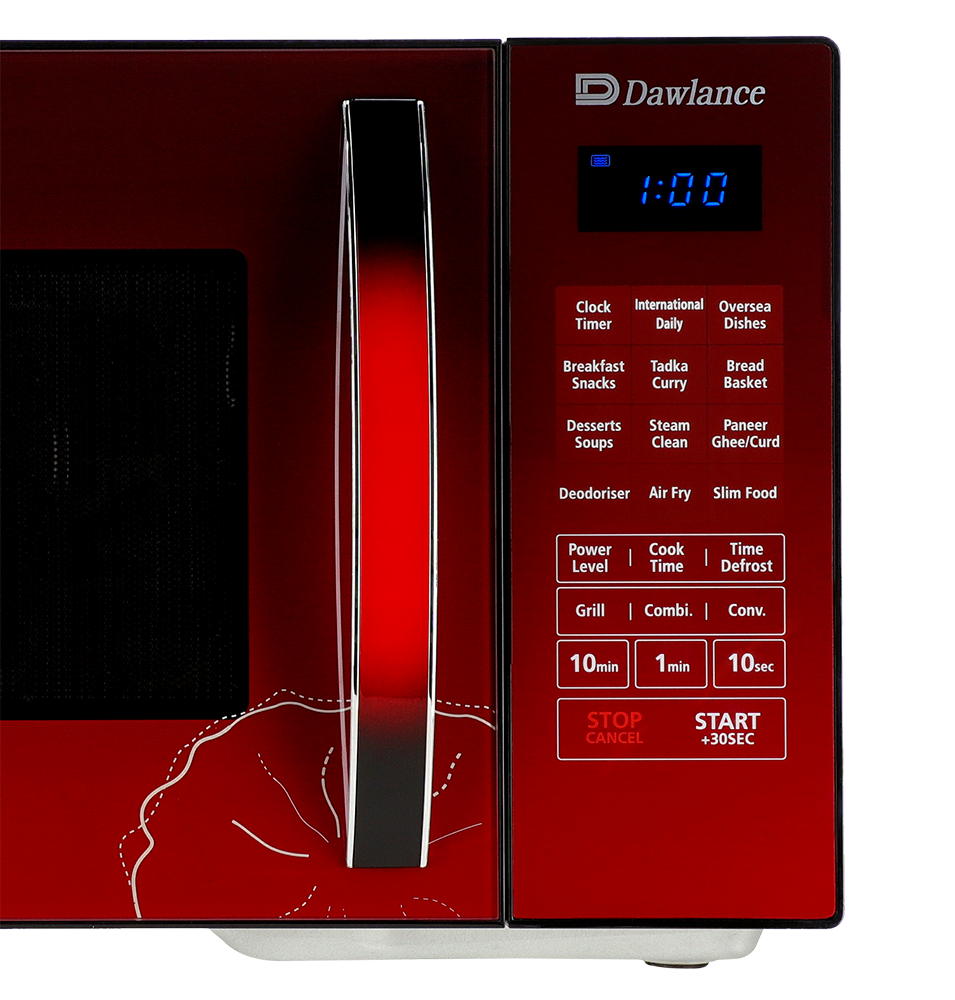 Dawlance Microwave Oven DW 530 Air Fryer Large Capacity Grill Cooking  Auto Cook Menu  30 Litres