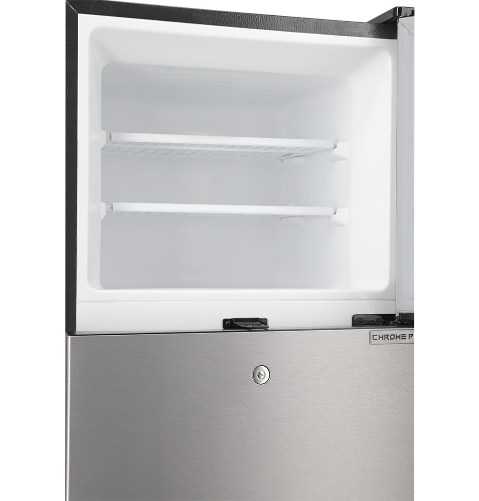 Dawlance 9169 WB Chrome Pro Inverter Refrigerator, Silver, 12CFT