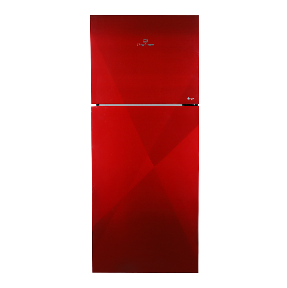 Dawlance 9173 ACCE Coral Red Double Door Refrigerator 12 Cubic Feet Hybrid Cooling