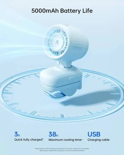 JisuLife Stroller Fan Life 4 Baby Clip Fan