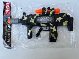 Military Camouflage Electric Toy Blaster Gun with Flash Lights and Sound Effects (Ages 3+)