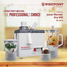 Westpoint Official 4 in 1 Deluxe Juicer, Blender  and  Dry Mill WF-8814