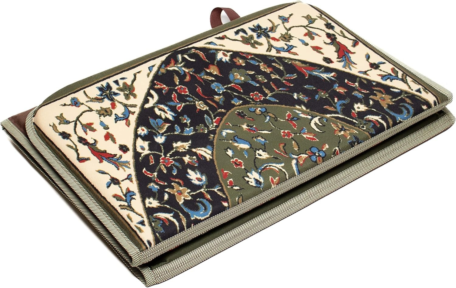 Foldable Prayer Mat With Back Support (JA NAMAZ)