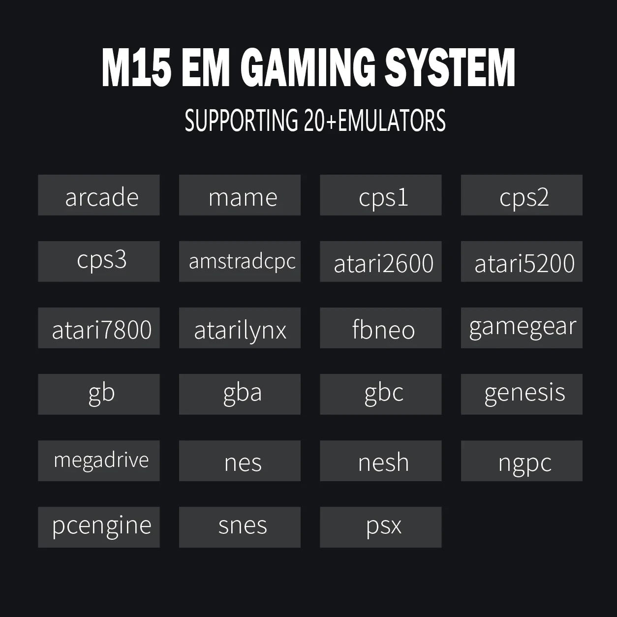 M15 Game Stick 4K Console 64GB with Dual 2.4G Wireless Controllers – 20000 Games