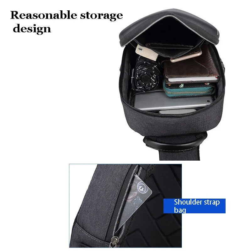 Cross body Bag - USB charging Bag