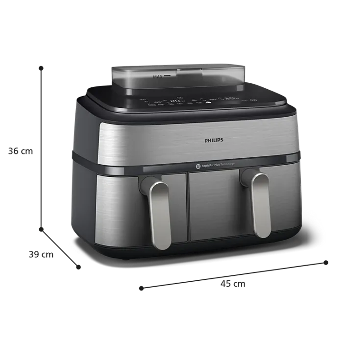 Philips 5000 Series Dual Basket Airfryer NA555/09