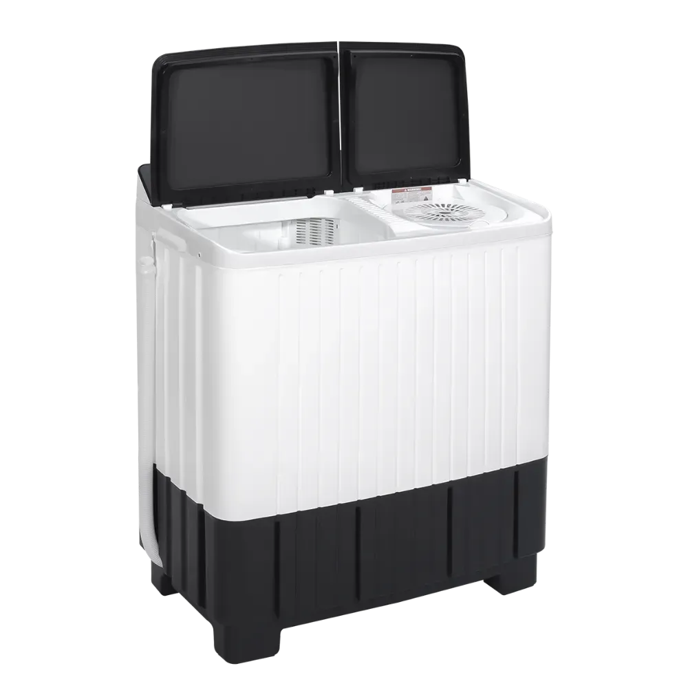 EcoStar Twin Tub - Glass Lid (Opaque) Washing Machine EW-T1004MG - 10KG Capacity