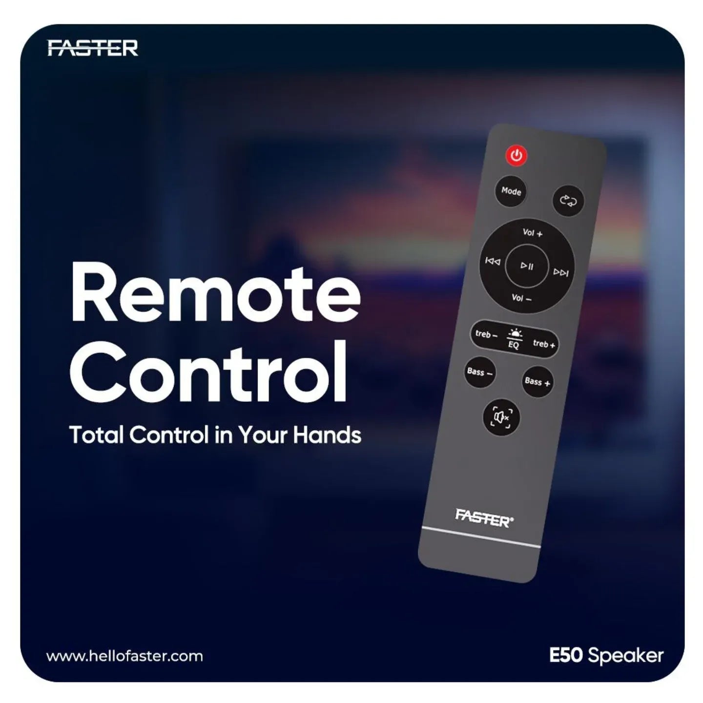 Faster E50 Theater 3.1 CH System Speaker 70W Powerd