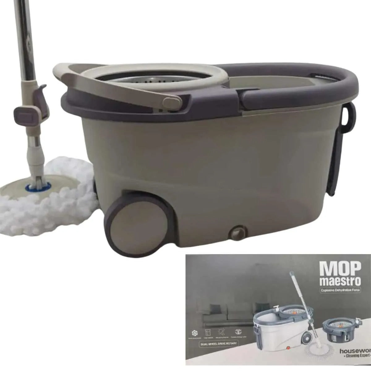Mop Maestro 360° Rotating High Quality PVC Mop