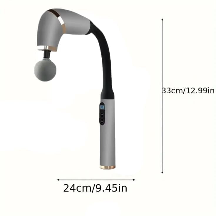 U-Shaped Massage Gun Deep Tissue with Extended Handle for Neck, Shoulder, Leg