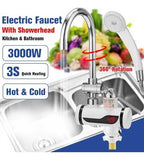 Electric Faucet Tap Water Heater with Shower