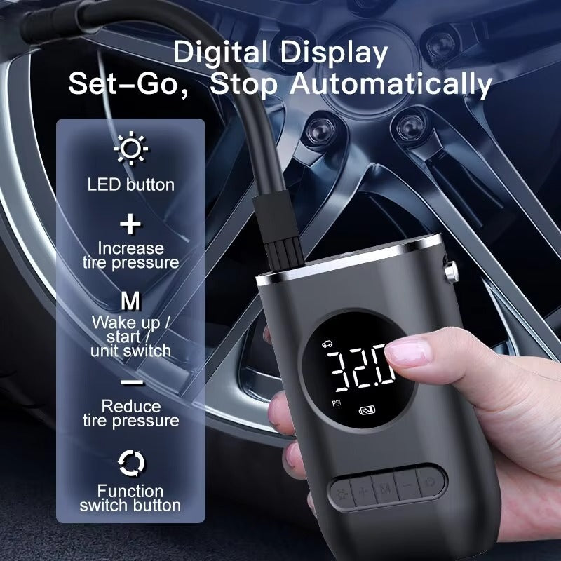 Mini Portable Rechargeable Wireless Air Pump